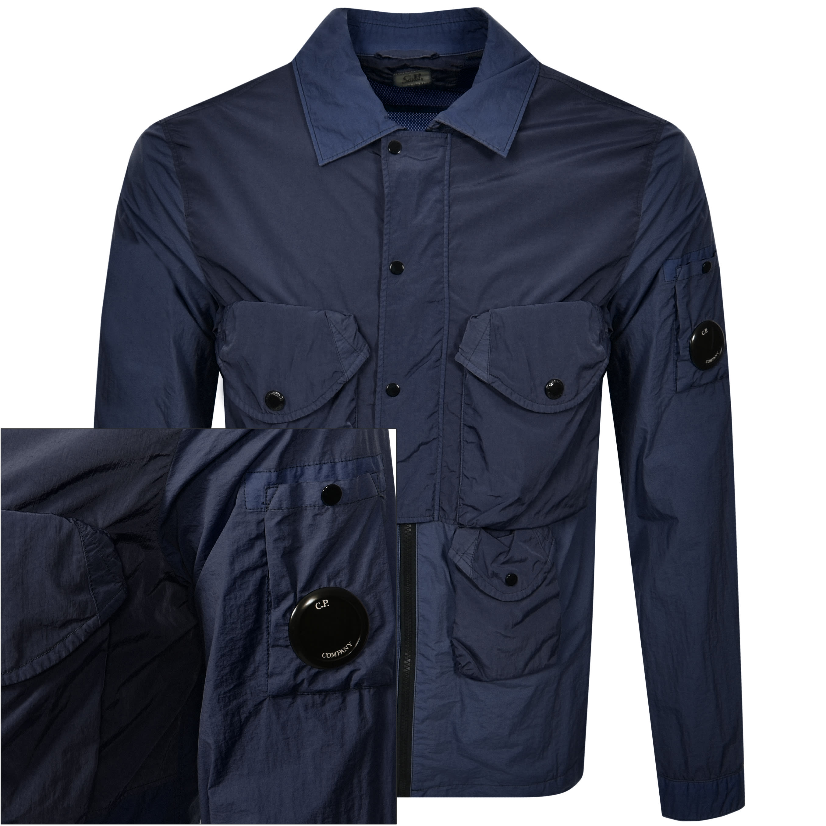 Alternative Image for ProductCP Company Overshirt Jacket Navy1